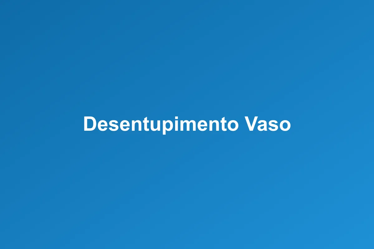 Desentupimento de vaso sanitário em Bauru – sem quebrar o piso